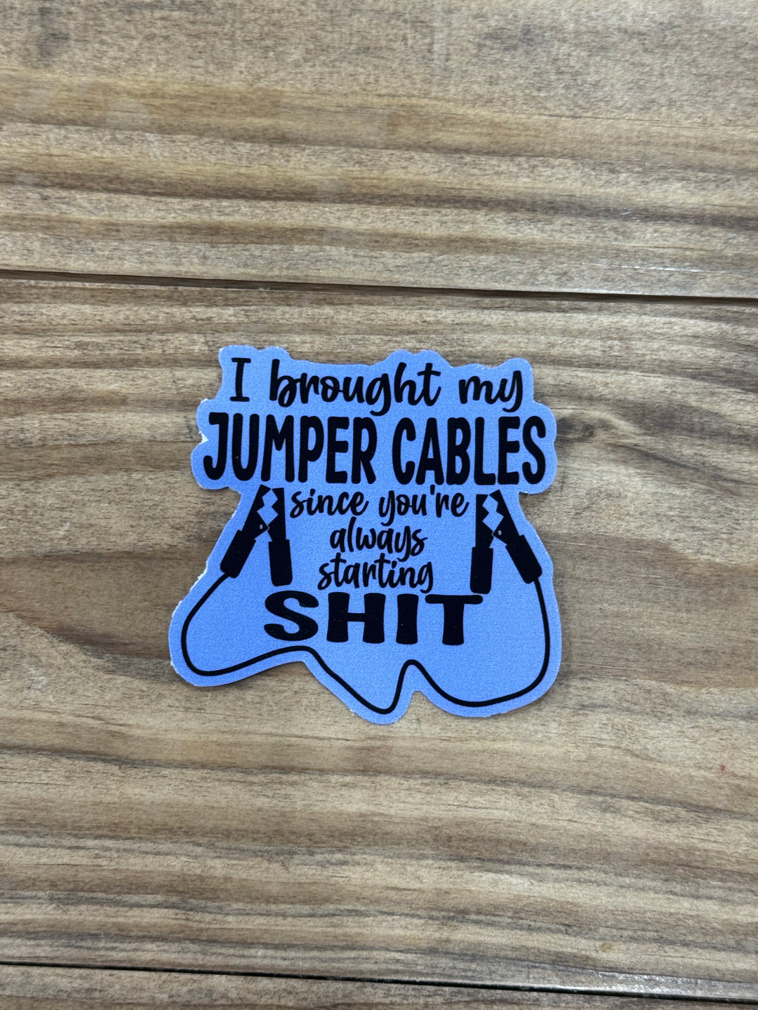 Jumper Cables Sticker – Muddy Mallard